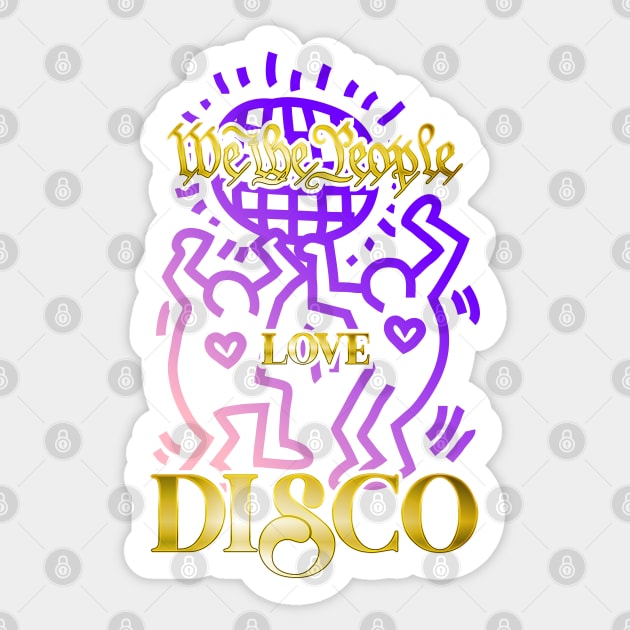 People Love Disco Sticker by dojranliev